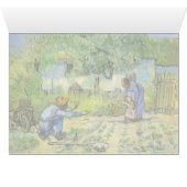 First Steps by Vincent van Gogh Cards (Inside Horizontal (Bottom))