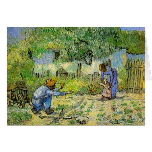 First Steps by Vincent van Gogh Cards (Front Horizontal)