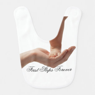 First Steps Forever Baby Bib