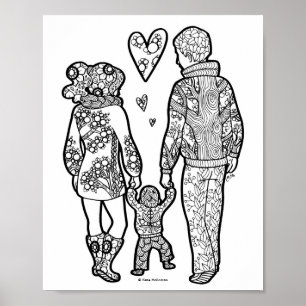 First Steps - Mom Life / Parenthood Art Print