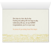 First Steps Walking Bear and Rabbit Cards (Inside Horizontal (Bottom))