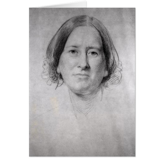 First Study for the Portrait of George Eliot Cards (Front)