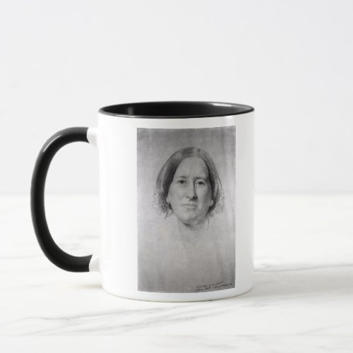 First Study for the Portrait of George Eliot Mug