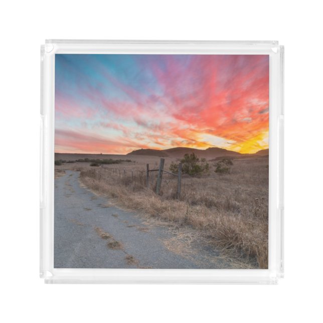 First Sunset of the Day Acrylic Tray (Front)
