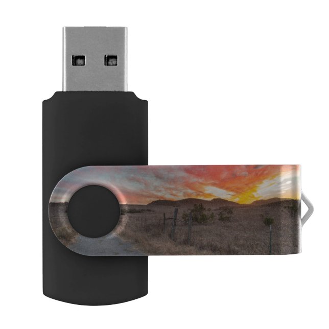 First Sunset of the Day Flash Drive (Opened)