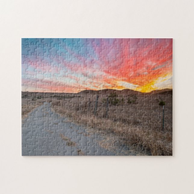 First Sunset of the Day Jigsaw Puzzle (Horizontal)