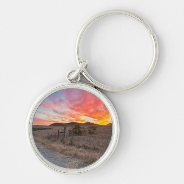 First Sunset of the Day Keychain (Front)