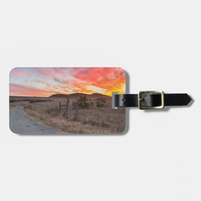 First Sunset of the Day Luggage Tag (Front Horizontal)