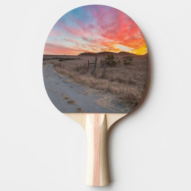 First Sunset of the Day Ping-Pong Paddle (Front)