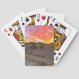 First Sunset of the Day Poker Cards