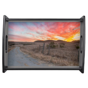 First Sunset of the Day Serving Tray