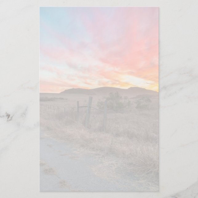First Sunset of the Day Stationery (Front)