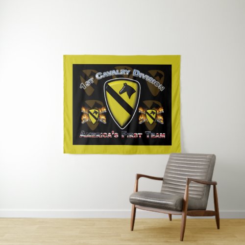 First Team 1st Cavalry Division Tapestry