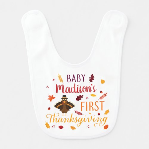 First Thanksgiving Bib