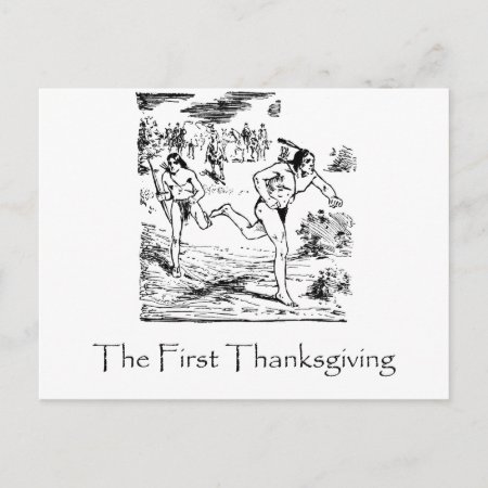 First Thanksgiving Holiday Postcard