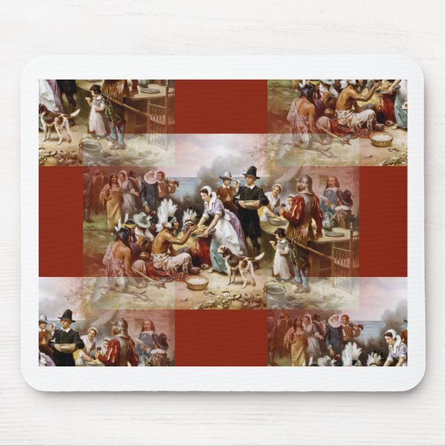 first thanksgiving mouse pad (Front)