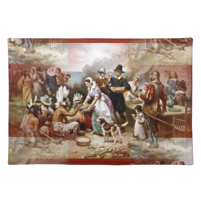 first thanksgiving placemat (Front)