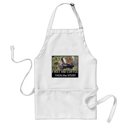 FIRST the Coffee Adult Apron