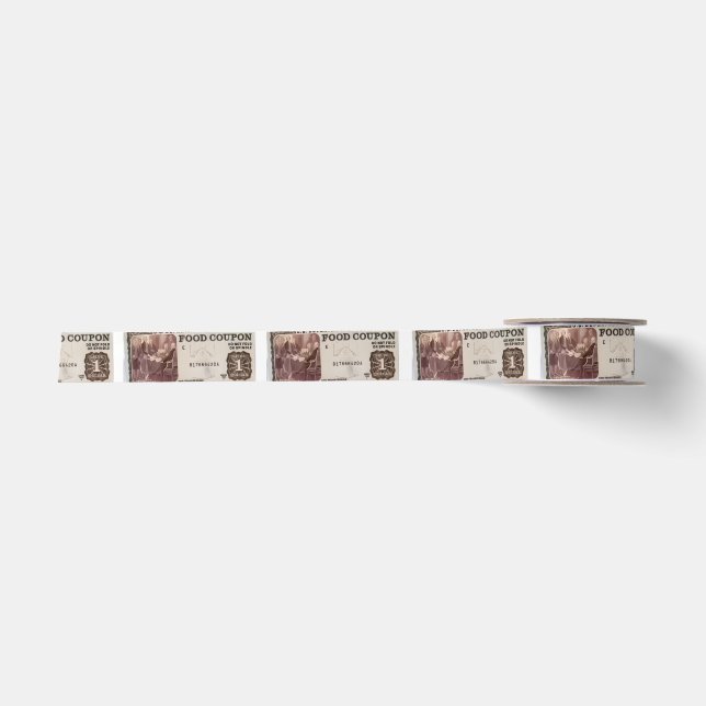  First the food stamps Book now the Penny. Satin Ribbon (Front)