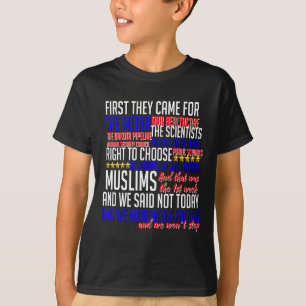 First They Came For Shirt Science Civil Rights Res