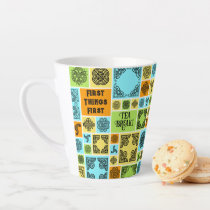 First Things First Tea Break! Funny Orange & Green