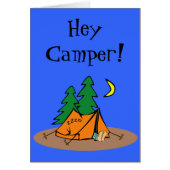 First Time at Camp Card (Front)