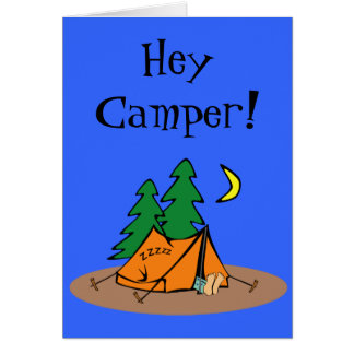 First Time at Camp Card