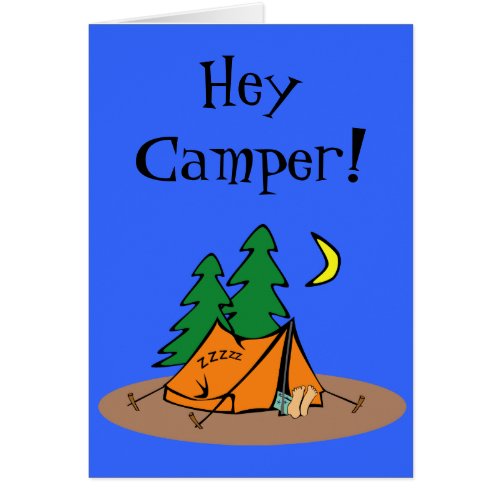 First Time at Camp Card
