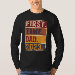 First Time Dad 2023 Shirt Dad To Be Father To Be D