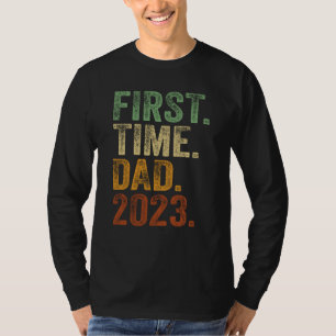 First Time Dad 2023 Shirt Dad To Be Father To Be D