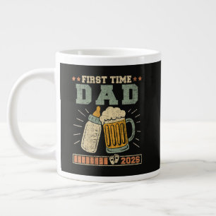 First Time Dad 2026 Expecting Baby Funny Giant Coffee Mug