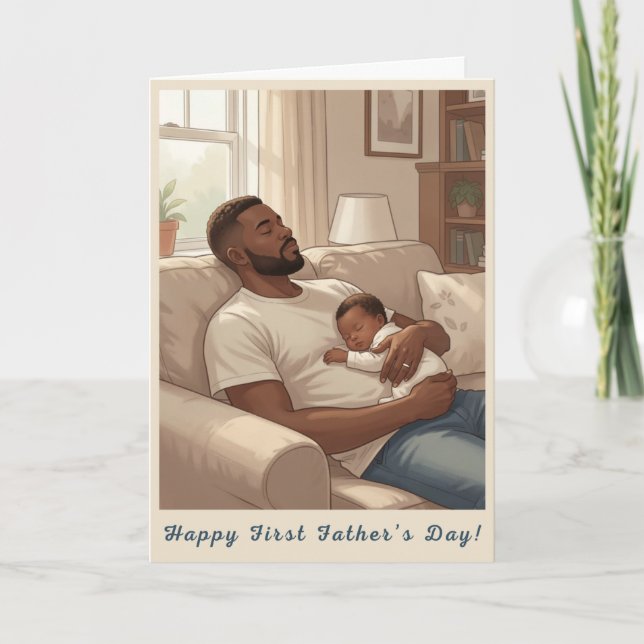 First Time Dad Father's Day Card (Front)