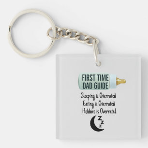 First Time Dad Guide Keychain