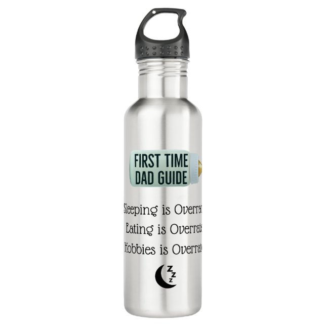 First time Dad guide water bottle (Front)