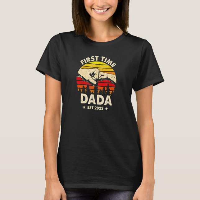 First Time Dada 2022 For Promoted To Paps New Paps T-Shirt (Front)