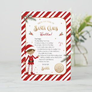 First Time Elf Arrival Welcome Letter