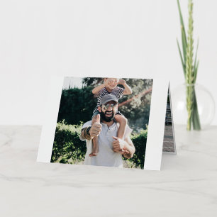 First Time Father's Day  Foil Greeting Card