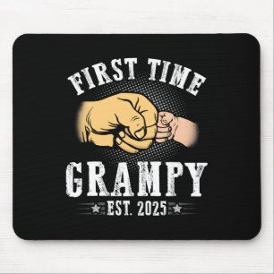 First Time Grampy Est 2025 Father's Day Soon To Be Mouse Pad