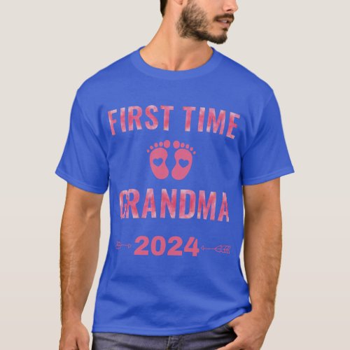 First time grandma 2024 for grandmother to be  fam T_Shirt