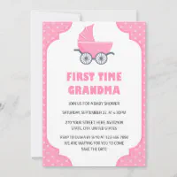 Grandma retailer baby shower invitations