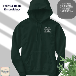 First Time Grandma – Custom Embroidered Shirt