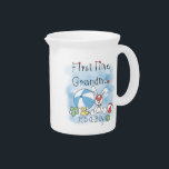 First Time Grandma of Boy Gifts Beverage Pitcher<br><div class="desc">The first time grandma of a baby boy will love this cute design featuring a bunny,  balls,  duckie,  and pacifier on First Time Grandma of Boy keepsake boxes,  ornaments,  mugs,  cards,  stickers,  tote bags,  magnets,  mousepads,  and other clothing and gifts.</div>