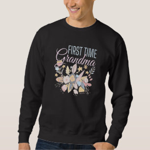 First Time Grandma Shirt Floral Grandma Nana Gigi 