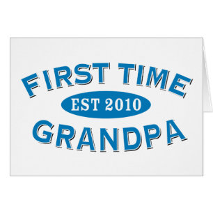 First Time Grandpa Cards