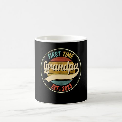 First Time Grandpa EST 2023 Promoted To Grandpa Coffee Mug