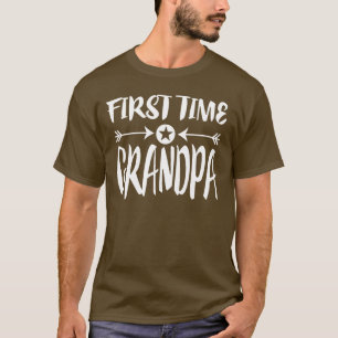 First Time Grandpa New Grandfather Gift T-Shirt