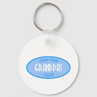 First Time Grandpas Club (Blue) Keychain