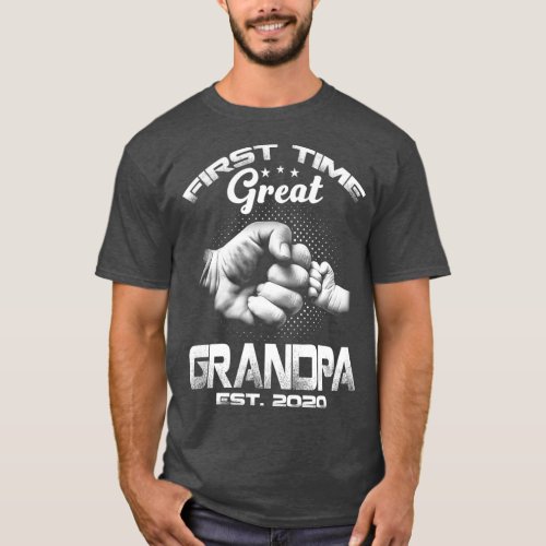 First Time Great Grandpa 2020 T_Shirt