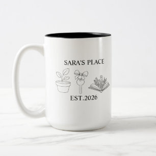 First Time Home Buyer Gift, Custom Housewarming Two-Tone Coffee Mug