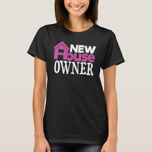 First Time Homeowner Girl  Housewarming New House  T-Shirt (Front)